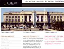 Tablet Screenshot of midtownbaltimore.org
